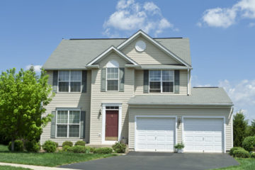 Two story single family home with 2 car garage